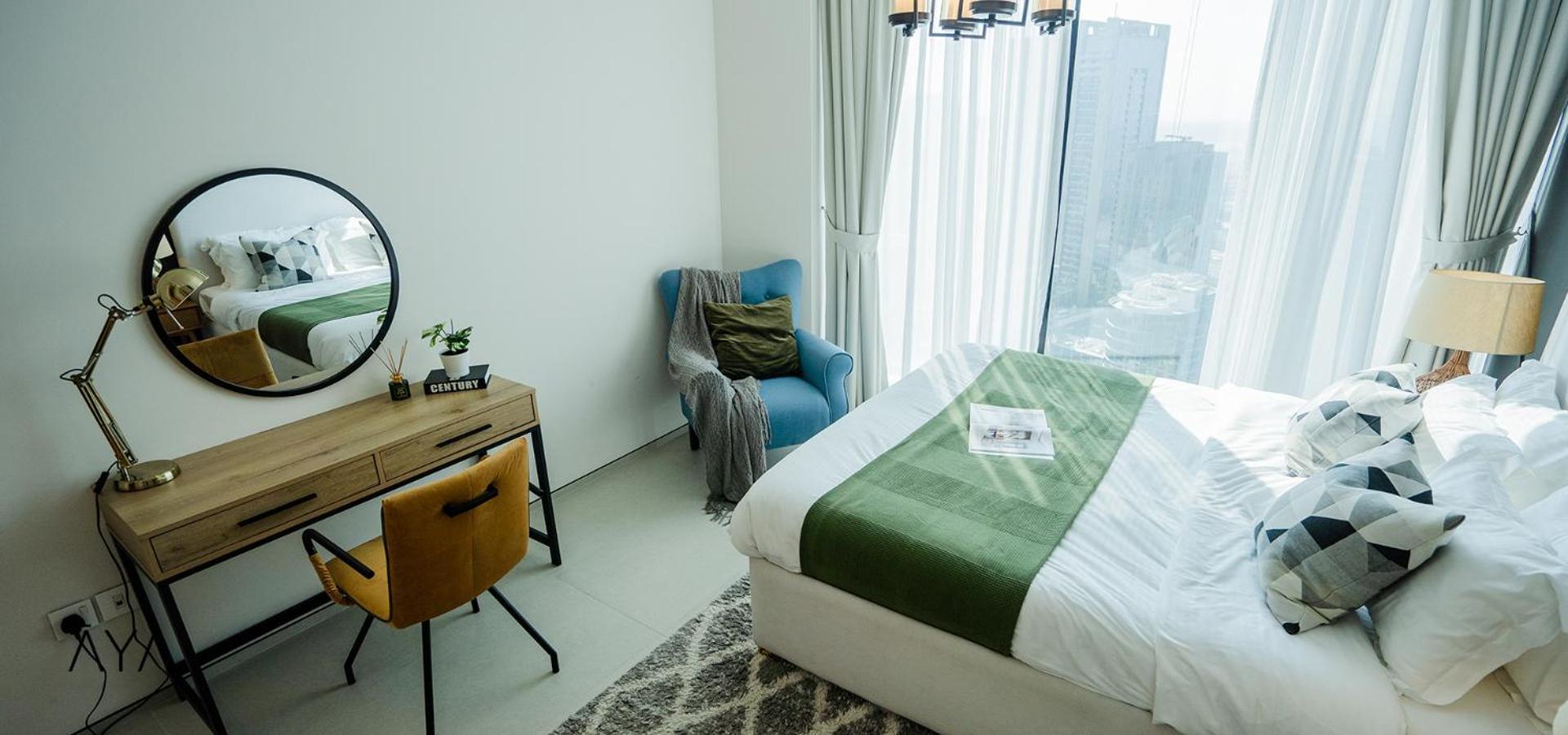Jumeirah Gate Tower 1 - Stylish Apartment With Pool & City Views Dubai Exterior photo